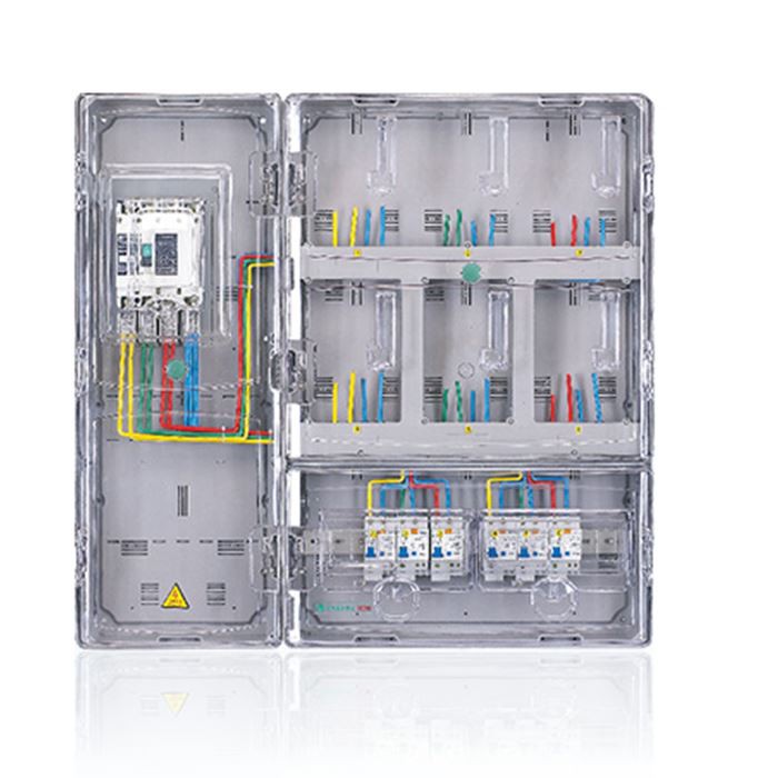 15 Single Phase Six Meters Outside Electronic Meter Box